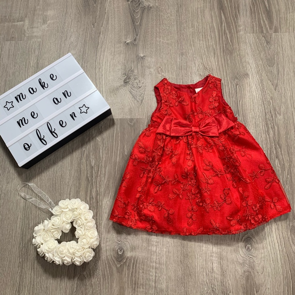 Sweet Heart Rose infants red dress